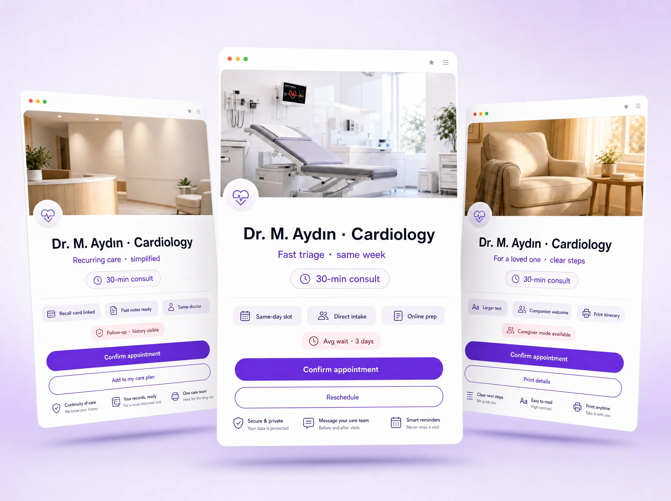 Healthcare hero image — Cypien composing the experience layer.